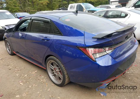 2022 Hyundai Elantra N из США, поврежденный, VIN KMHLW4AK1NU002080